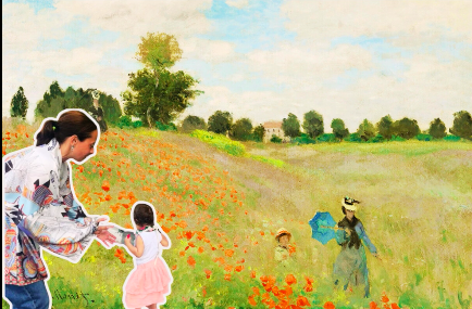 KIZIMIN GELİNCİKLERİ ve MONET